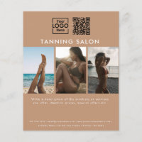 Logo d'affaires Beauté Tanning Salon Photos QR Cod