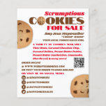 Prospectus 11,4 Cm X 14,2 Cm Logo de cookies, collecte de fonds pour la vente d<br><div class="desc">Cookies Logo,  Cookie Sales Collecte de fonds Publicité Flyer par The Carte de visite Store.</div>