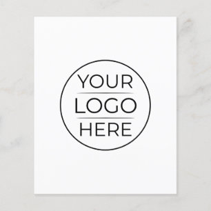 Prospectus 11,4 Cm X 14,2 Cm Logo de marque d'entreprise moderne