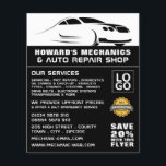 Prospectus 11,4 Cm X 14,2 Cm Logo de voiture élégant Auto mécanique et réparati<br><div class="desc">Logo De Voiture Élégant,  Auto Mécanique & Réparations Flyers Publicitaires Par Le Magasin Carte de visite.</div>