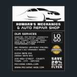 Prospectus 11,4 Cm X 14,2 Cm Logo de voiture élégant Auto mécanique et réparati<br><div class="desc">Logo De Voiture Élégant,  Auto Mécanique & Réparations Flyers Publicitaires Par Le Magasin Carte de visite.</div>