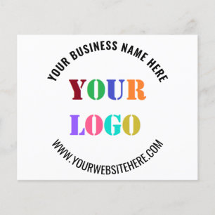 Prospectus 11,4 Cm X 14,2 Cm Logo d'entreprise personnalisé et prospectus promo