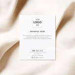 Prospectus 11,4 Cm X 14,2 Cm Logo Minimal Marketing Professionnel Noir<br><div class="desc">Circulaire d'affaires simple.</div>