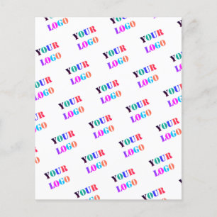 Prospectus 11,4 Cm X 14,2 Cm Logo Personnalisé Photo Promotionné Personnalisé M