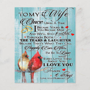 Prospectus 11,4 Cm X 14,2 Cm Love Quote For Wife, Couple Love Gift, Love Wife