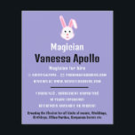 Prospectus 11,4 Cm X 14,2 Cm Magic Rabbit, Magicien Publicité<br><div class="desc">Magic Rabbit,  Magicien Publicité Flyers Par Le Magasin Carte de visite.</div>