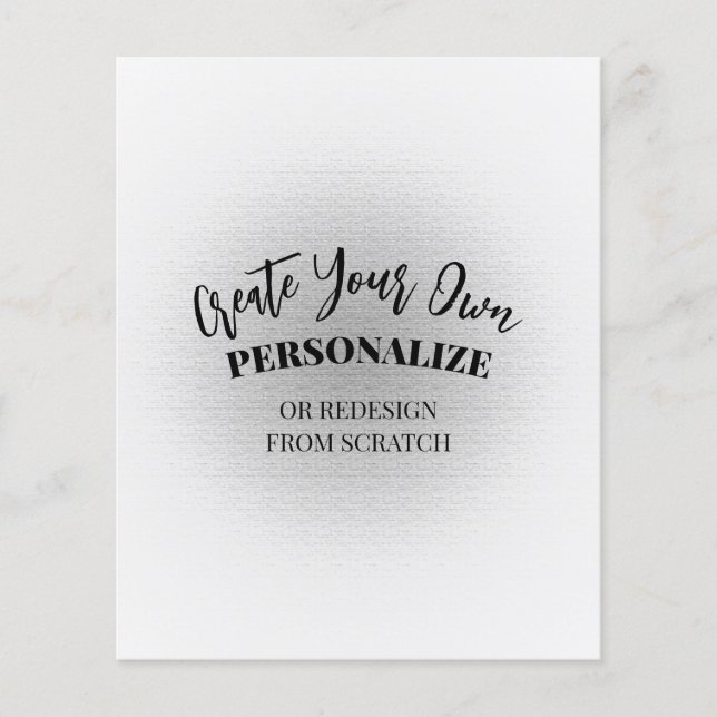 Prospectus 11,4 Cm X 14,2 Cm Make Your Own Custom (Devant)