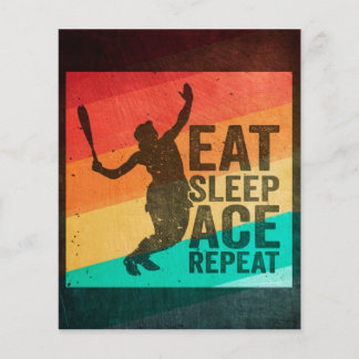 Prospectus 11,4 Cm X 14,2 Cm Mangez Sleep Ace Repeat Retro