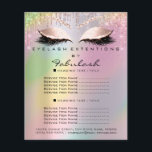 Prospectus 11,4 Cm X 14,2 Cm Maquillage Beauté Parties scintillant Liste des pr<br><div class="desc">florenceK collection de salon de beauté de luxe</div>