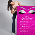 Prospectus 11,4 Cm X 14,2 Cm Maquillage Beauté Salon Parties scintillant Flyer<br><div class="desc">florenceK collection de salon de beauté de luxe</div>