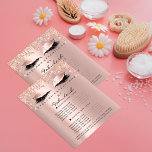 Prospectus 11,4 Cm X 14,2 Cm Maquillage Salon de beauté Parties scintillant Bro<br><div class="desc">florenceK collection de salon de beauté de luxe</div>