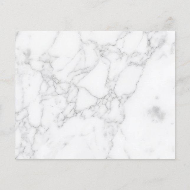Prospectus 11,4 Cm X 14,2 Cm Marbre Blanc (Dos)