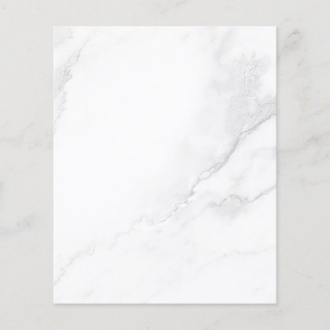 Prospectus 11,4 Cm X 14,2 Cm Marbre Blanc (Devant)
