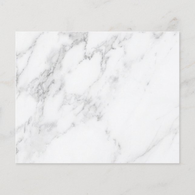 Prospectus 11,4 Cm X 14,2 Cm Marbre Blanc (Devant)