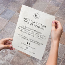 Marbre Chic Logo d'entreprise personnalisé et médi