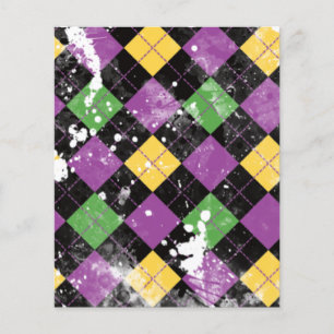 Prospectus 11,4 Cm X 14,2 Cm Mardi Gras Essentials Porte - clé