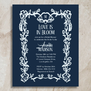 Prospectus 11,4 Cm X 14,2 Cm Mariage dans un budget Fleur d'Amour Bouquet Flora