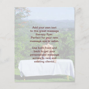 Prospectus 11,4 Cm X 14,2 Cm Massage suédois