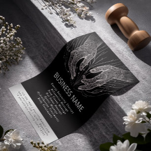 Prospectus 11,4 Cm X 14,2 Cm Massage Thérapie Guérison Mains Énergie Spa Bien-ê