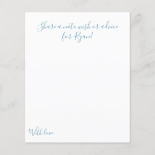 Prospectus 11,4 Cm X 14,2 Cm Message dans une bouteille 1er Anniversaire de la 