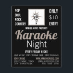 Prospectus 11,4 Cm X 14,2 Cm Microphone Design, Karaoke Evénement Publicité<br><div class="desc">Microphone Design,  Karaoke Event Advertising Flyer par The Carte de visite Store.</div>