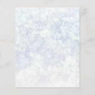 Prospectus 11,4 Cm X 14,2 Cm Modèle Arrière - plan de texture florale légère