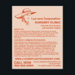 Prospectus 11,4 Cm X 14,2 Cm Modèle classique, Chirurgien plastique, Chirurgie<br><div class="desc">Modèle Classique,  Chirurgien Plastique,  Chirurgie Plastique Flyers Publicitaires Par Le Magasin Carte de visite.</div>