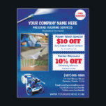 Prospectus 11,4 Cm X 14,2 Cm Modèle de Flyer de Nettoyage à Haute Pression<br><div class="desc">Personnalisez ce modèle de flyer de nettoyage à haute pression (nettoyage à haute pression) pour répondre à vos besoins et à votre entreprise. Ce modèle de nettoyage à haute pression affiche un nettoyeur à haute pression et un fond de gouttelettes d'eau.</div>