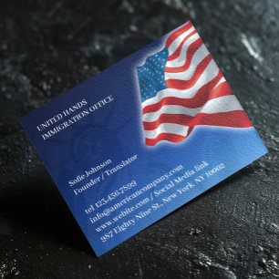 Prospectus 11,4 Cm X 14,2 Cm Modèle de flyer patriotique avec drapeau américain