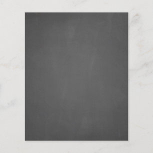 Prospectus 11,4 Cm X 14,2 Cm Modèle de fond de tableau noir personnalisé