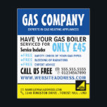 Prospectus 11,4 Cm X 14,2 Cm Modern Bold, Gas Engineer & Supplier Advertising<br><div class="desc">Modern Bold,  Gas Engineer & Supplier Advertising Flyer by The Business Card Store.</div>