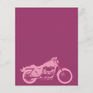 Prospectus 11,4 Cm X 14,2 Cm motocyclette-309413 moto moto rose moto