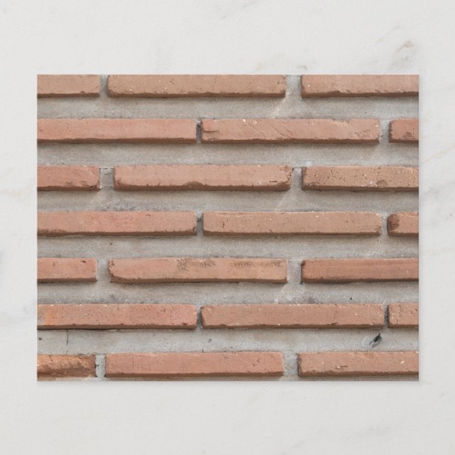 Prospectus 11,4 Cm X 14,2 Cm Mur de briques (Devant)