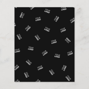 Prospectus 11,4 Cm X 14,2 Cm N'importe quel logo ou image téléchargée   Motif d