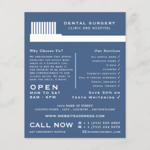 Prospectus 11,4 Cm X 14,2 Cm N'Importe Quelle Brosse À Dents Couleur, Dentistèr