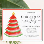 Prospectus 11,4 Cm X 14,2 Cm Noël en juillet Fête de la pastèque Invitation<br><div class="desc">Veuillez noter que cette invitation est sur papier de prospectus et très mince. Les enveloppes ne sont pas incluses. Pour les cartes plus épaisses ( même conception ), visitez notre magasin . Ce Noël en juillet Fête Invitation Flyer est décoré d'une pastèque rouge pastèque sapin de Noël. Facile à personnaliser....</div>