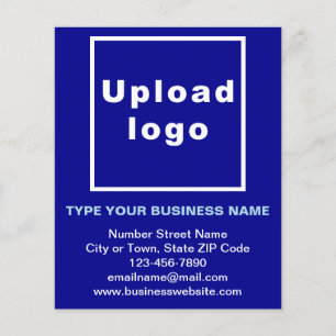 Prospectus 11,4 Cm X 14,2 Cm Nom de la marque commerciale sur le prospectus ble