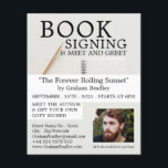 Prospectus 11,4 Cm X 14,2 Cm Notebook & Pencil Writers Book Signing Advertising<br><div class="desc">Notebook & Pencil,  Writers Book Signing Advertising Flyers By The Business Card Store.</div>