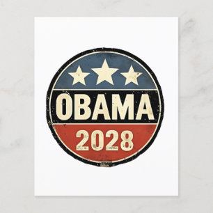Prospectus 11,4 Cm X 14,2 Cm Obama 2028 Politique électorale américaine