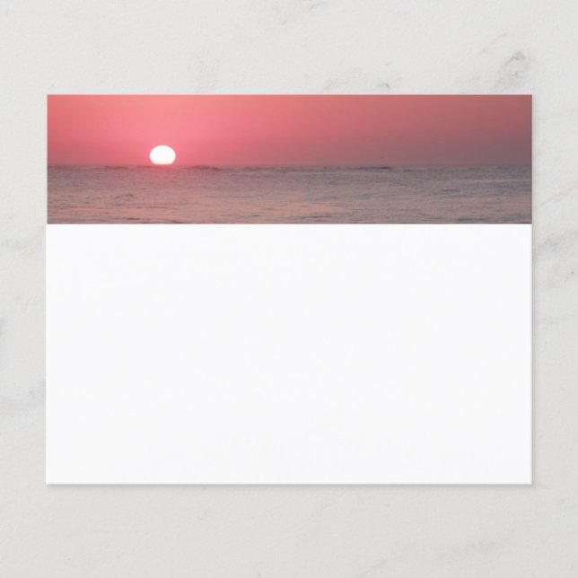Prospectus 11,4 Cm X 14,2 Cm Ocean Sunrise (Devant)