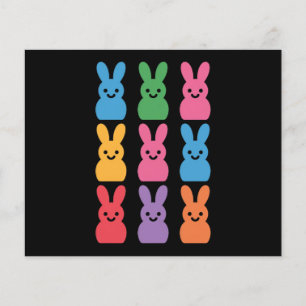 Prospectus 11,4 Cm X 14,2 Cm Oeufs de lapin de Pâques Plaid Leopard