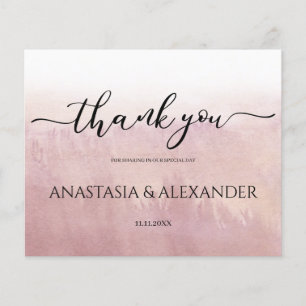 Prospectus 11,4 Cm X 14,2 Cm Ombre/Budget/Carte de remerciements.