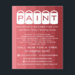 Prospectus 11,4 Cm X 14,2 Cm Ombre rose, Paint Buckets, Peintre & Décorateur<br><div class="desc">Pink Ombre,  Paint Buckets,  Peintre & Décorateur Publicité Flyer par The Carte de visite Store.</div>