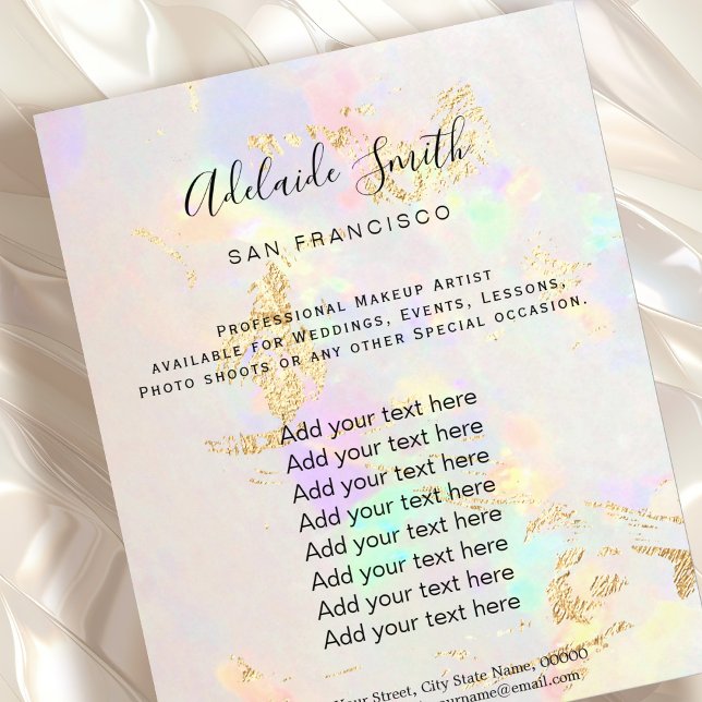 Prospectus 11,4 Cm X 14,2 Cm opal photo design (Créateur téléchargé)