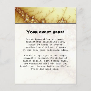 Prospectus 11,4 Cm X 14,2 Cm Or des Fous - Art Fractal