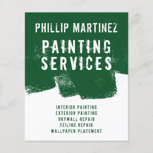 Prospectus 11,4 Cm X 14,2 Cm Paint wall flyer