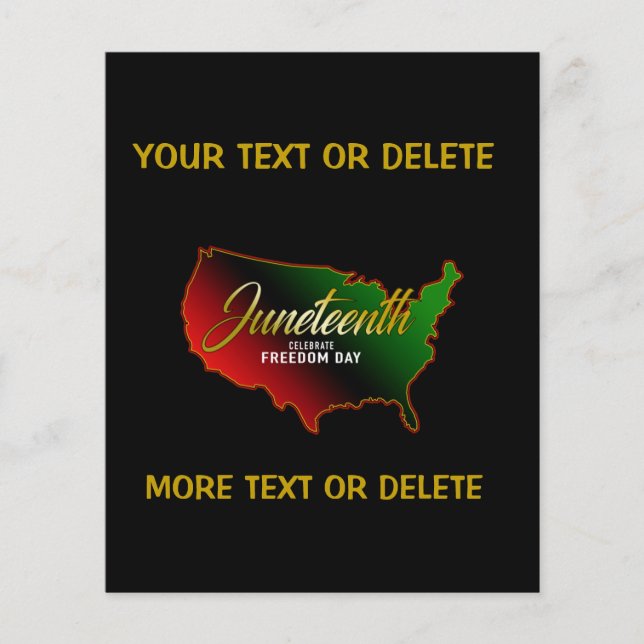 Prospectus 11,4 Cm X 14,2 Cm Pan African, Junetdix Flyer (Devant)