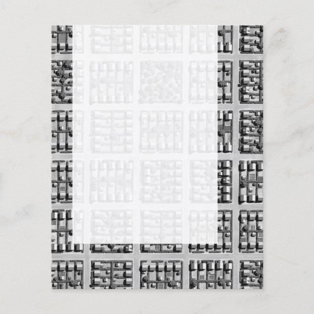 Prospectus 11,4 Cm X 14,2 Cm Panneau 048 - Ville Carré (Devant)