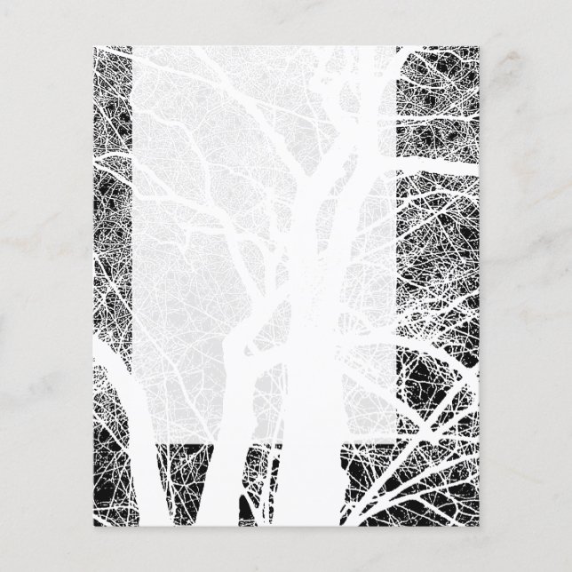 Prospectus 11,4 Cm X 14,2 Cm Panneau 056 - Arbre négatif (Devant)