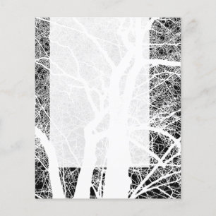 Prospectus 11,4 Cm X 14,2 Cm Panneau 056 - Arbre négatif